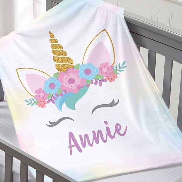 Personalized Unicorn Blankets - 27916