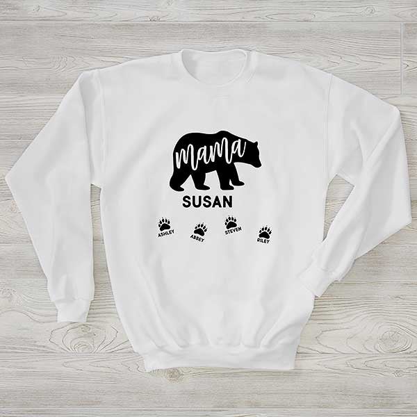 Mama Bear Personalized Women's Sweatshirts - 27926