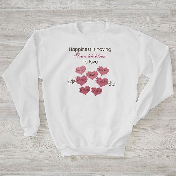 What Is Happiness? Personalized Adult Sweatshirts - 27928