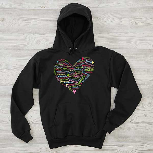 Her Heart of Love Personalized Women's Sweatshirts - 27933