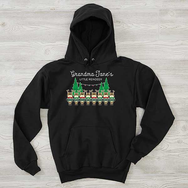 Reindeer Family Personalized Hanes 