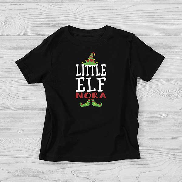 Christmas Elf Personalized Kids Shirts - 27965