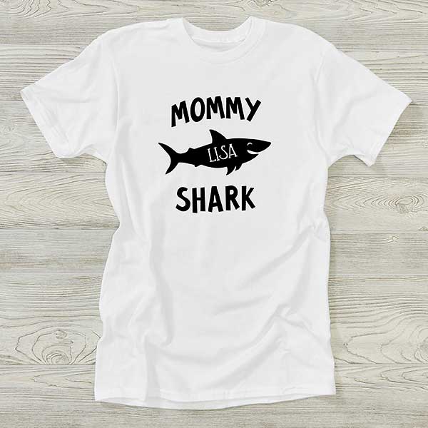 Mommy Shark Personalized Women's Shirts - 27967