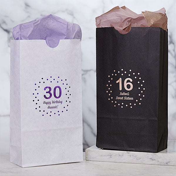 Paper Purple Gift Bags for sale