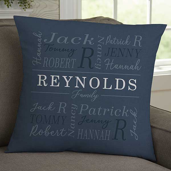 Family Is Everything Personalized Throw Pillows - 28029