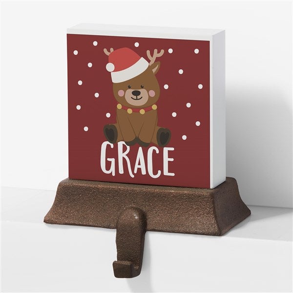 Holly Jolly Characters Personalized Christmas Stocking Holders - 28051