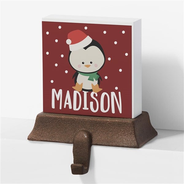 Holly Jolly Characters Personalized Christmas Stocking Holders - 28051