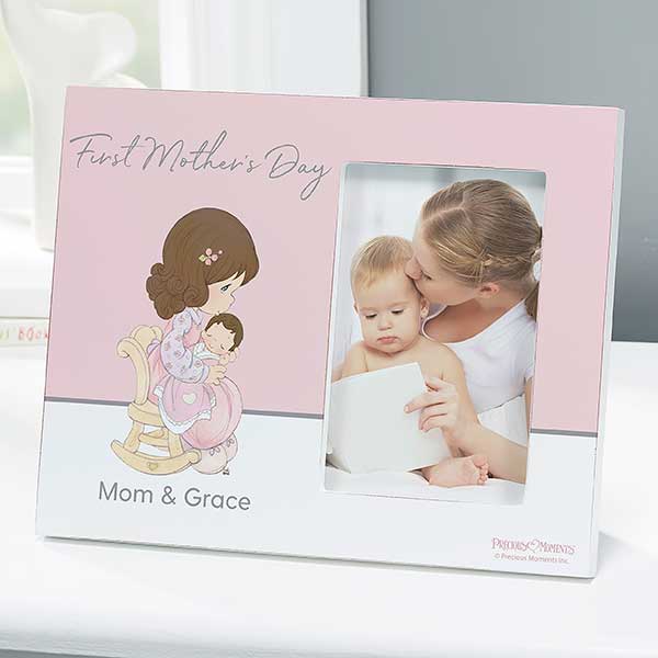 Precious Moments 1st Mother's Day Pink Personalized Frame - 28095