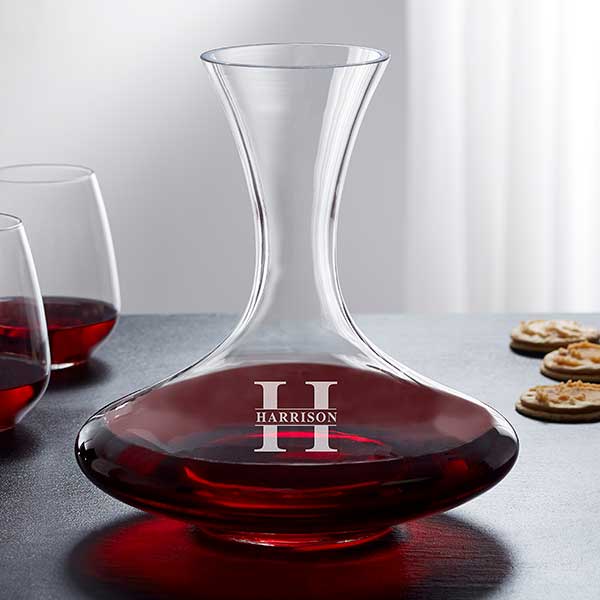 Lavish Last Name Engraved 21oz Stemless Wine Glass