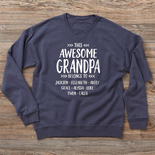 This Awesome Dad Belongs To Personalized Sweatshirts - 28124