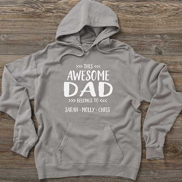 This Is What An Awesome Dad Looks Like Daddy New Hoodie Gift Present 