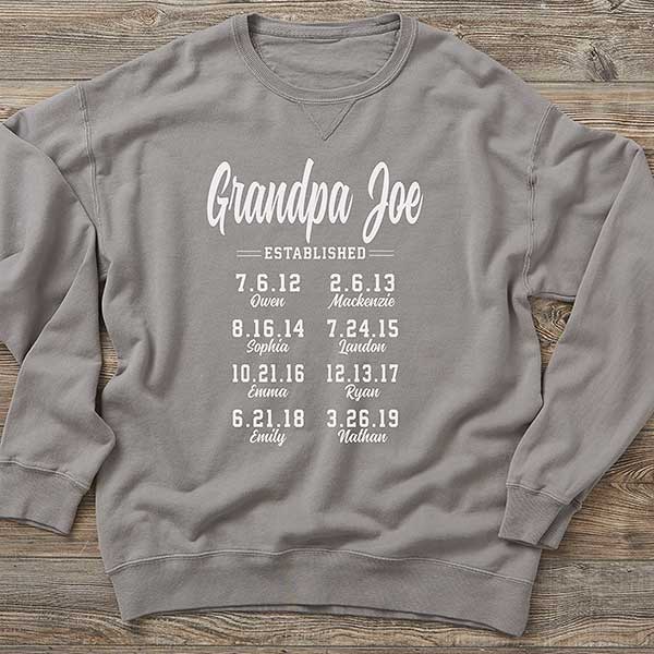 Established Personalized Sweatshirts - 28125