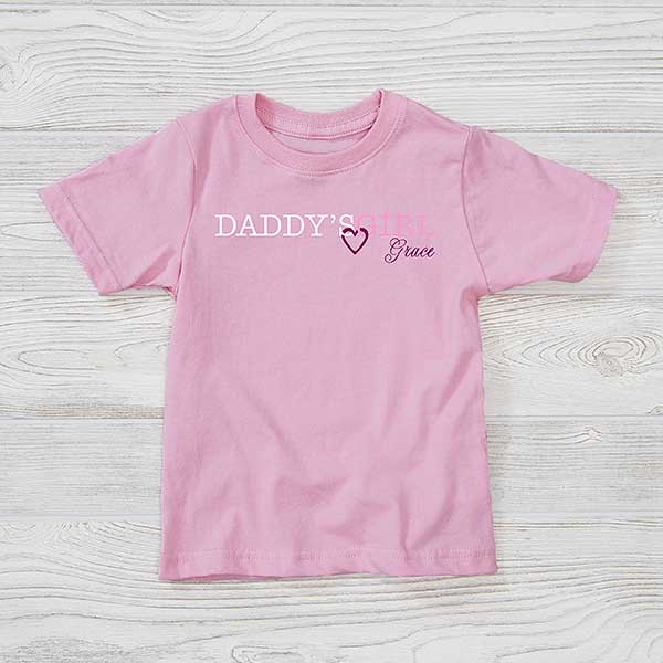 Daddy & Daddy's Girl Personalized Kids Shirts - 28142