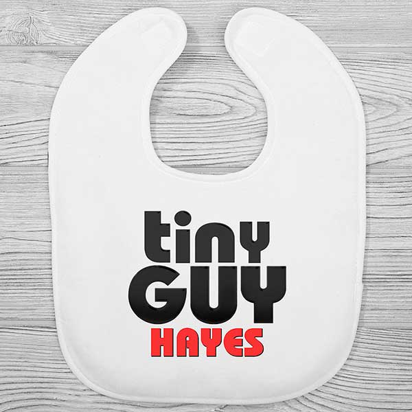 Little Guy Personalized Baby Bibs - 28152