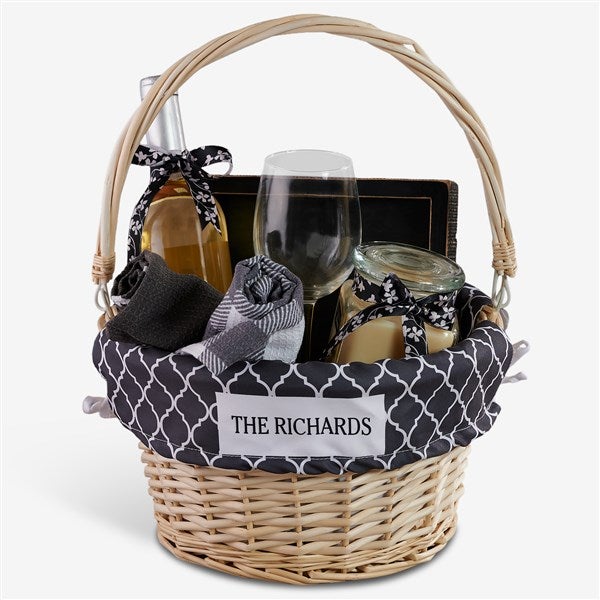 Choose Your Pattern Personalized Gift Basket - 28161