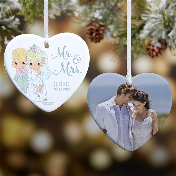 Precious Moments Wedding Personalized Heart Ornaments - 28178