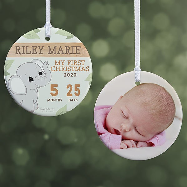 precious moments baby's first christmas ornament