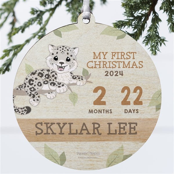 Precious Moments Precious Earth Baby's First Christmas Personalized Ornament - 28179