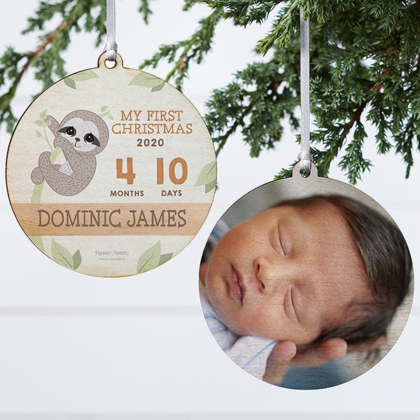 precious moments baby's first christmas ornament
