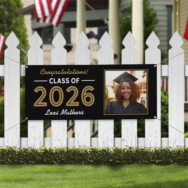Graduating Class Of Personalized Photo Banner - 28261