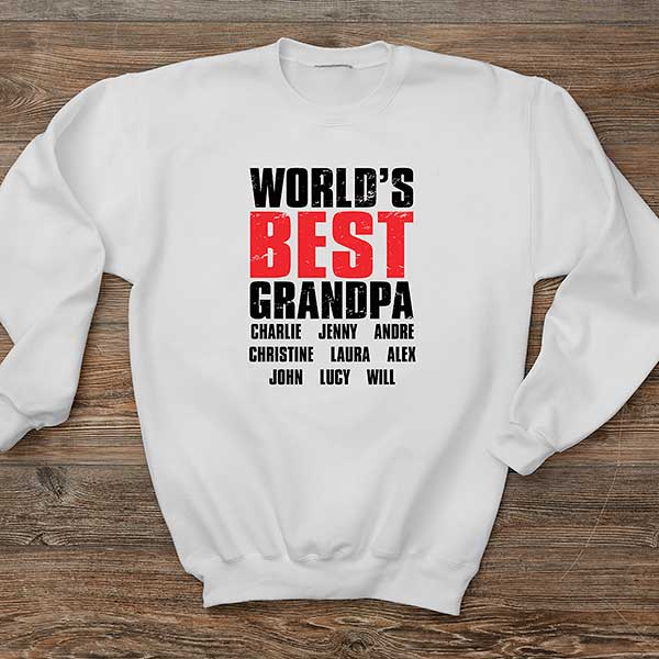 Granddude Personalized Grandpa Sweatshirts - 28280