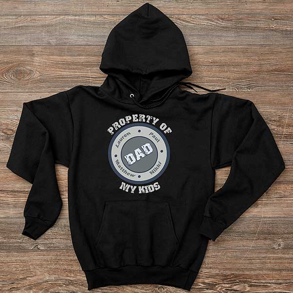 Property of My Kids Personalized Men's Sweatshirts - 28281