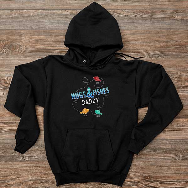 Hugs & Fishes Personalized Adult Sweatshirts - 28283