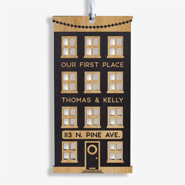Our First Place Personalized Wood Ornaments - 28319