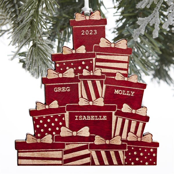 Personalized Christmas Tree Gift Box