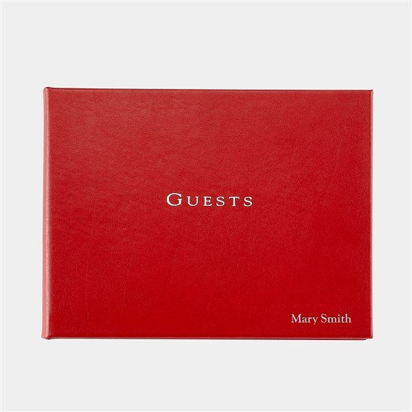 Premium Debossed Leather Guestbooks - 28373D