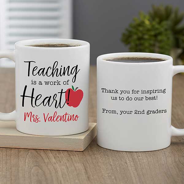 Inspiring Teacher Personalized Coffee Mugs - 28381