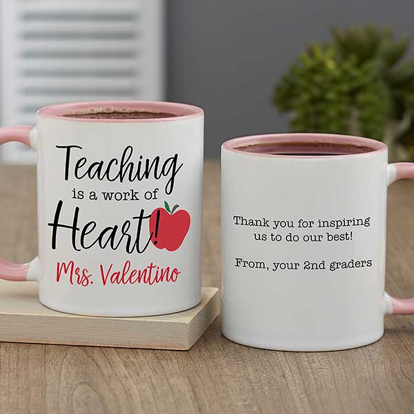 Inspiring Teacher Personalized Coffee Mugs - 28381