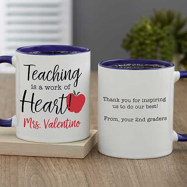 Inspiring Teacher Personalized Coffee Mugs - 28381