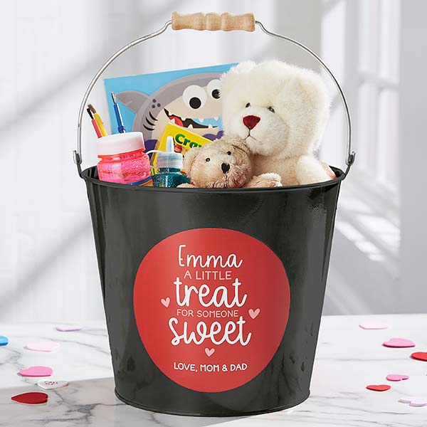 A Little Treat for Someone Sweet Personalized Metal Buckets - 28406