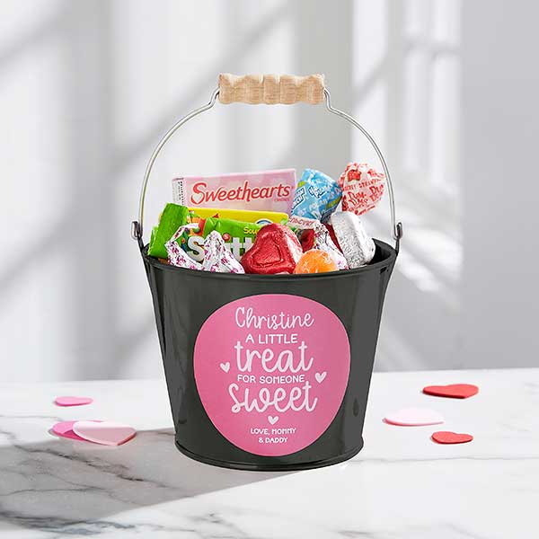 A Little Treat for Someone Sweet Personalized Metal Buckets - 28406