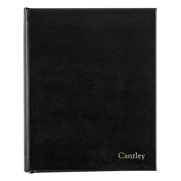 Premium Debossed Leather Address Book - 28416D