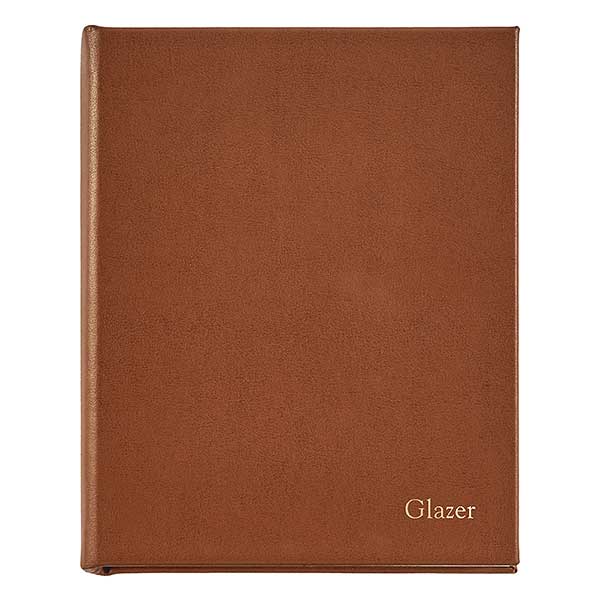 Premium Debossed Leather Address Book - 28416D