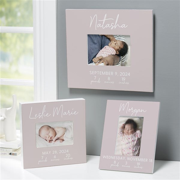 Personalised sales baby frames