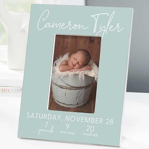 Simple & Sweet Baby Personalized Picture Frame - 28421