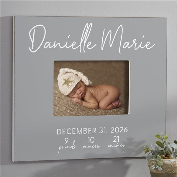 Simple & Sweet Baby Personalized Picture Frame - 28421