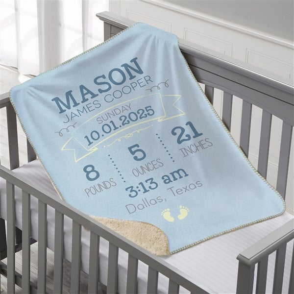 I Am Special Birth Info Personalized Baby Blankets - 28422