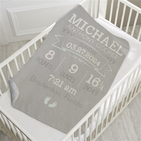 I Am Special Birth Info Personalized Baby Blankets - 28422