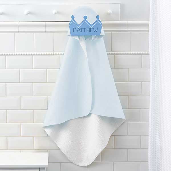 Prince Personalized Baby Hooded Towel - 28436