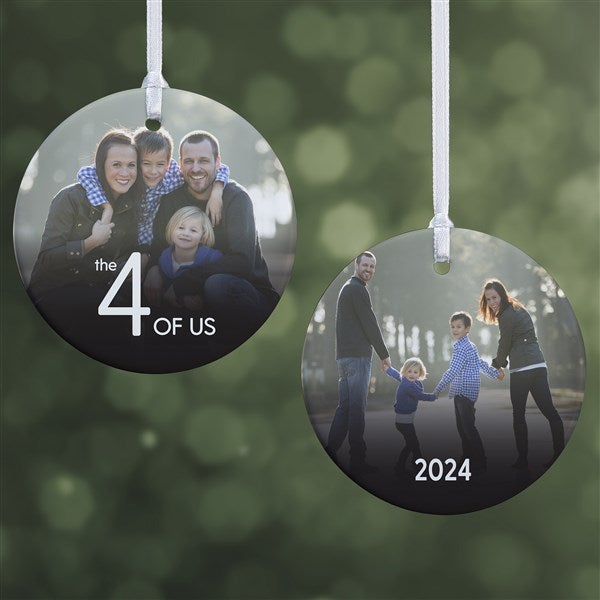 Number Of Us Personalized Photo Ornaments - 28445