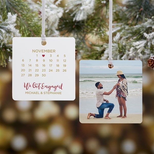 A Date To Remember Personalized Ornaments - 28449