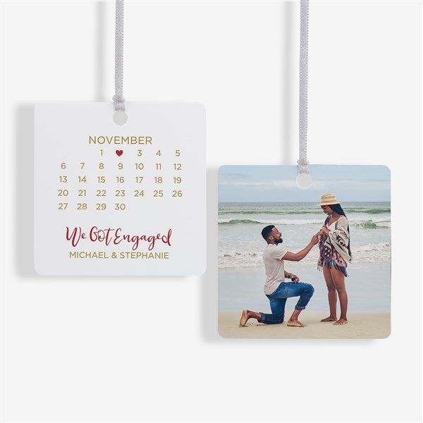 A Date To Remember Personalized Ornaments - 28449