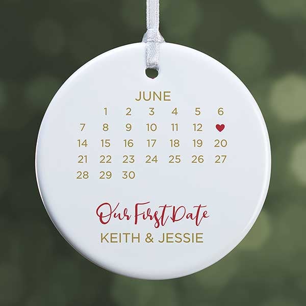 A Date To Remember Personalized Ornaments - 28449