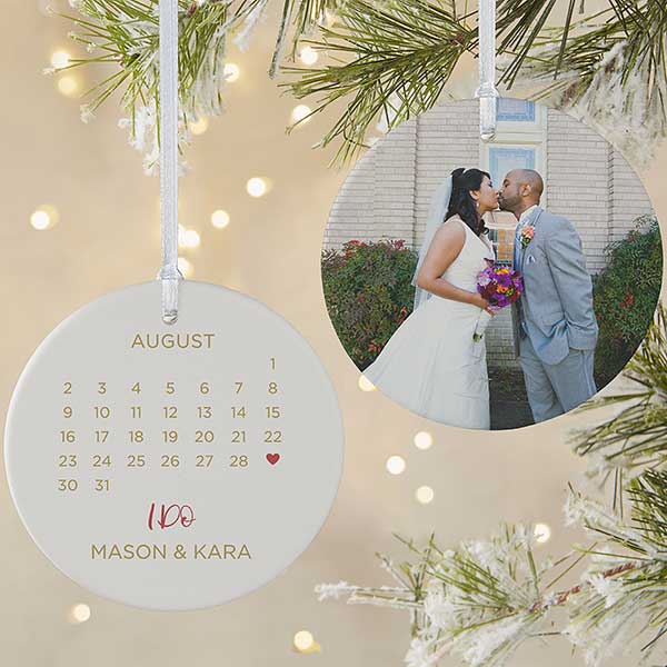 A Date To Remember Personalized Ornaments - 28449