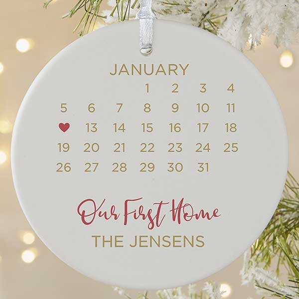 A Date To Remember Personalized Ornaments - 28449