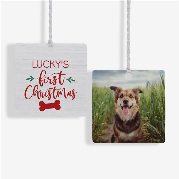 Dog's First Christmas Personalized Ornaments - 28464